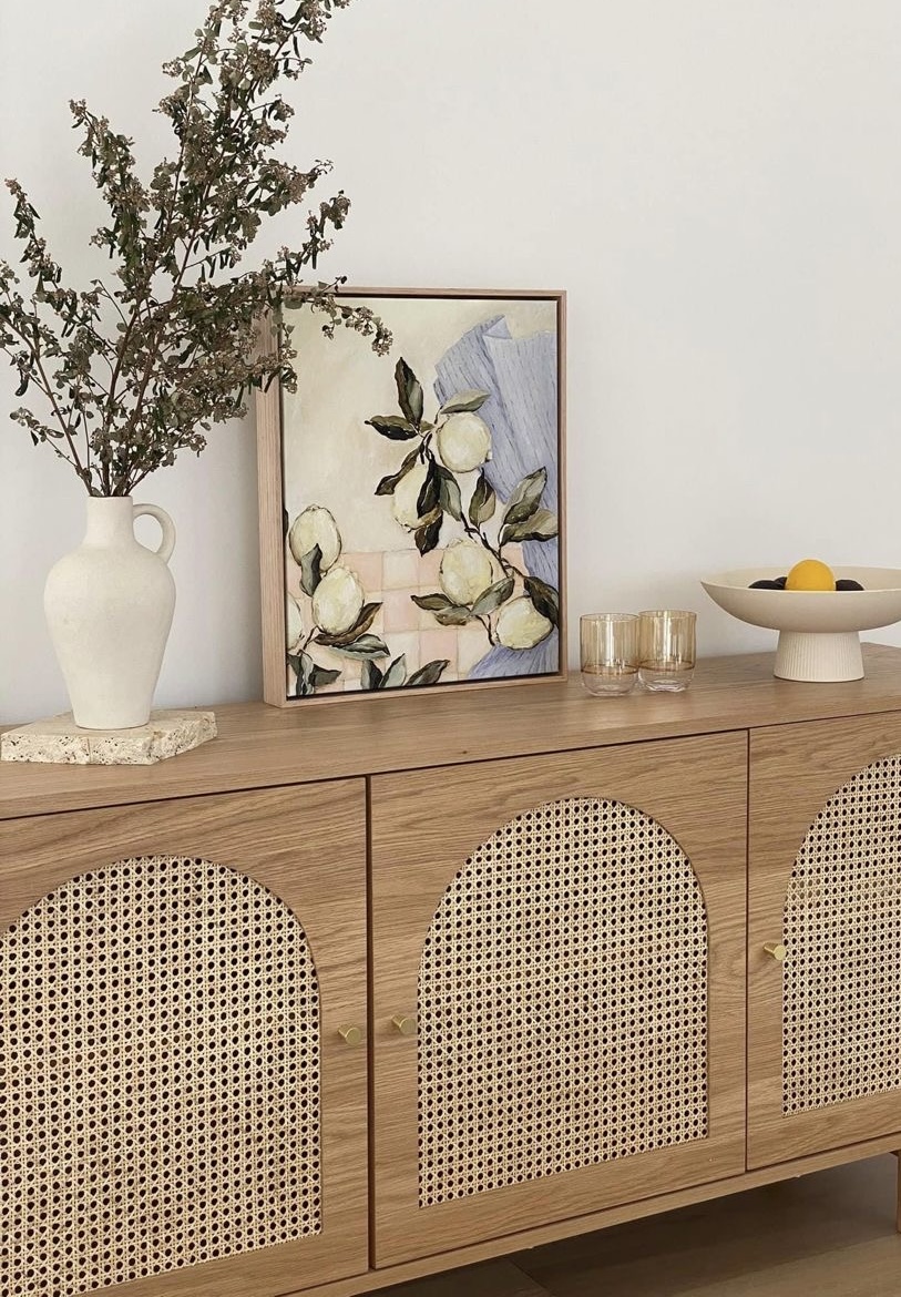 Arch Rattan TV Unit - Image 2