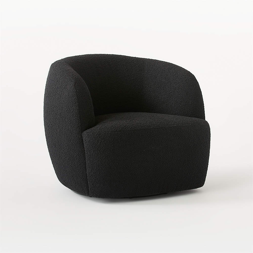 Boucle Swivel Chair - Image 2
