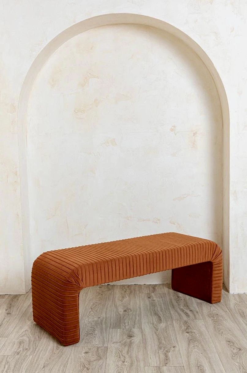 Ruffled Bedside Bench - Image 4