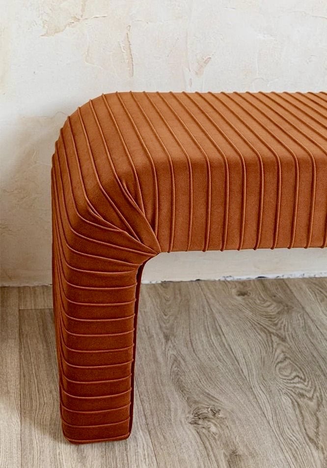 Ruffled Bedside Bench - Image 3