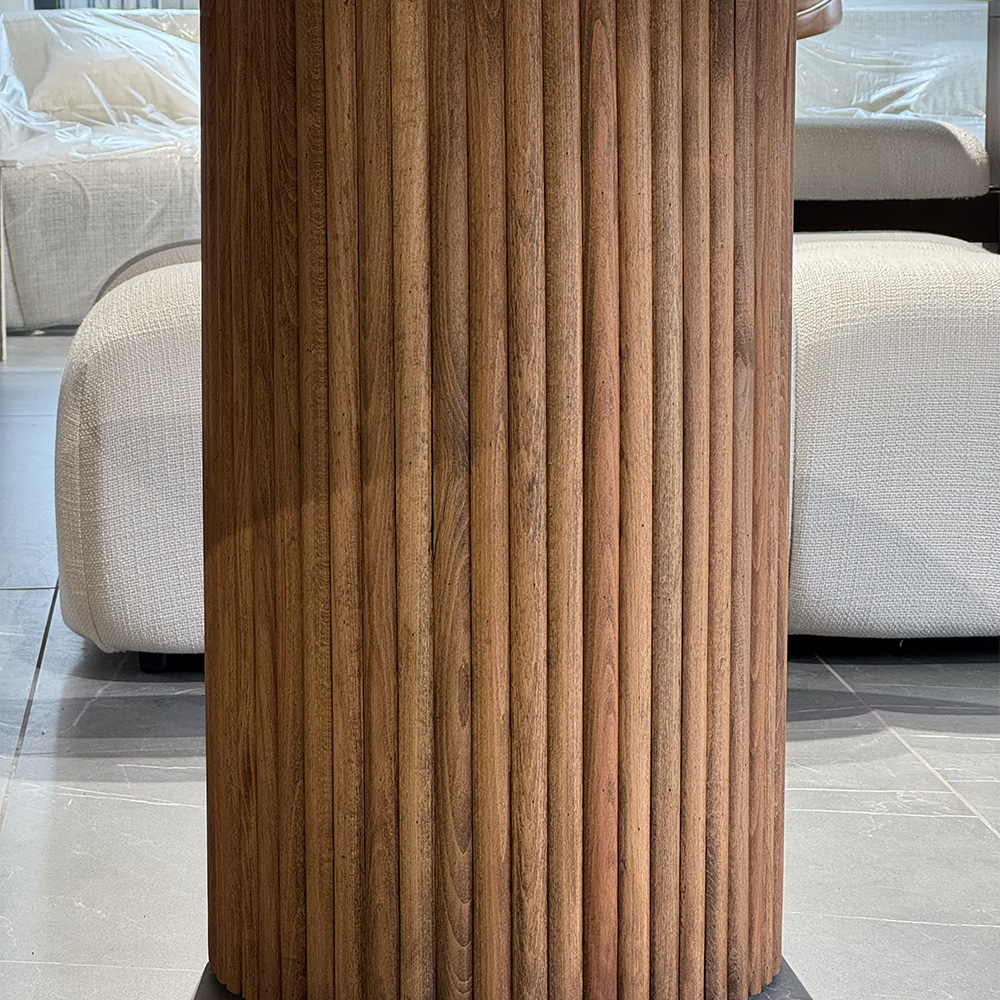 Travertine Oval Dining Table - Image 7