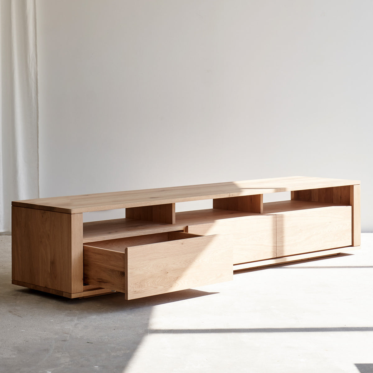 Seena Oak TV Stand - Image 3