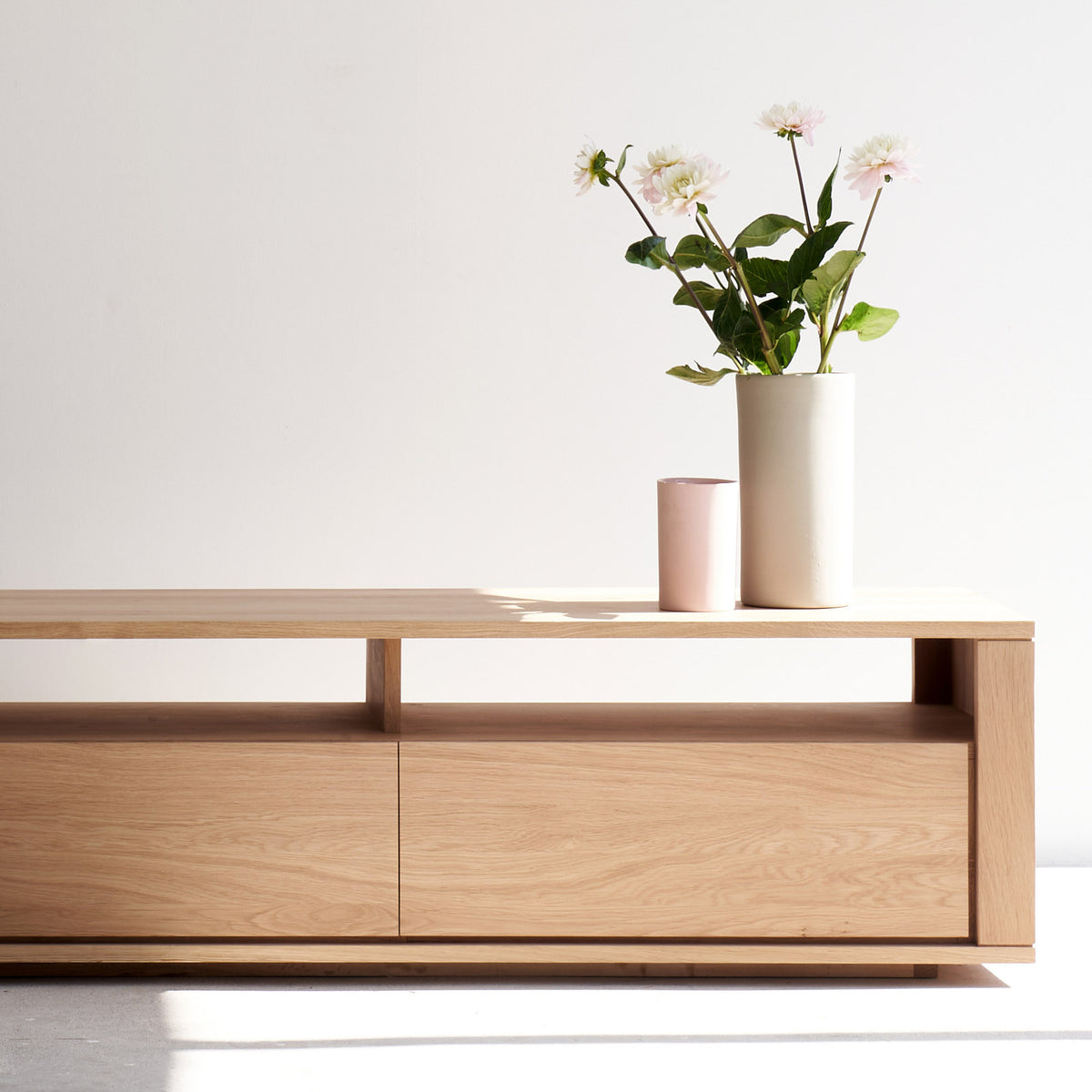 Seena Oak TV Stand - Image 4